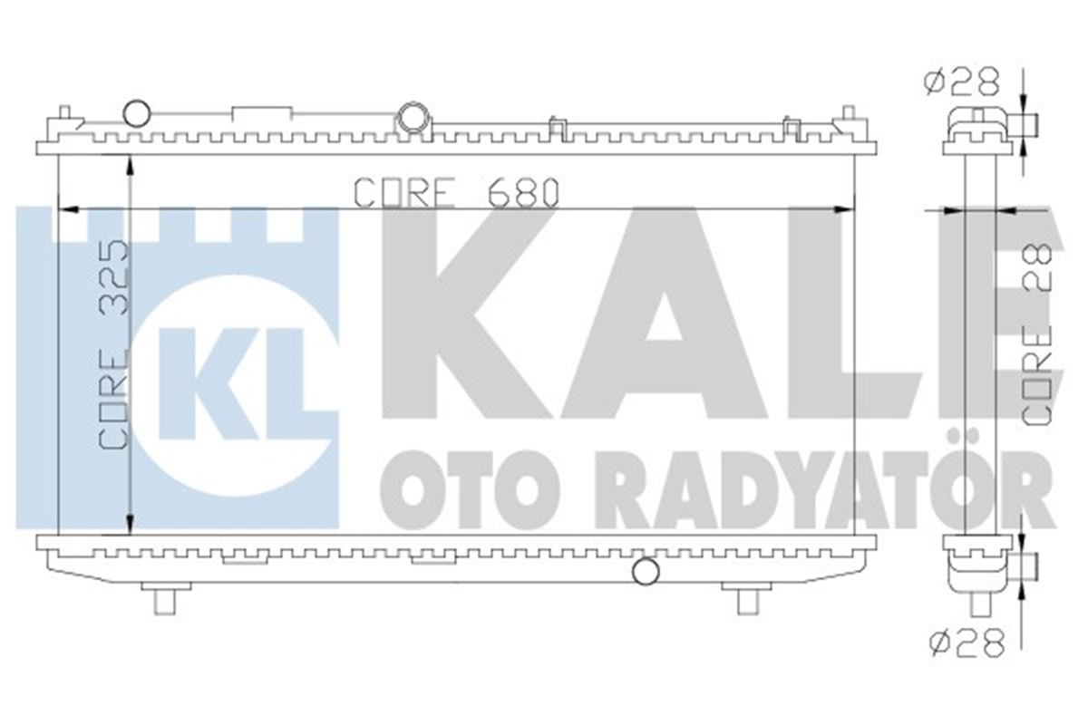 KALE 359900 - Su Radyatörü - Japon 323 (bj)