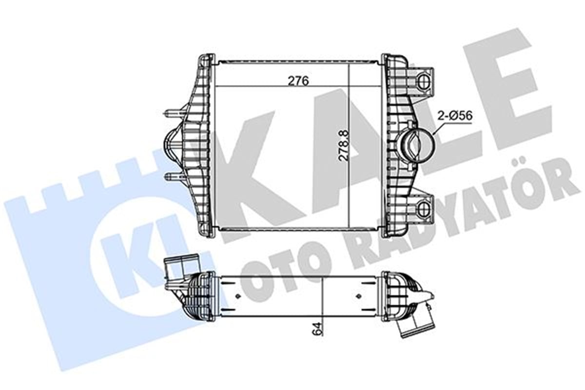 KALE 375720 - Turbo Radyatörü - Bmw Land Rover Range Rover Iii - Sport