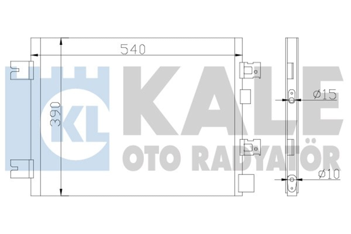 KALE 389300 - Klima Radyatörü - Renault Clio Iv/duster/sandero/logan