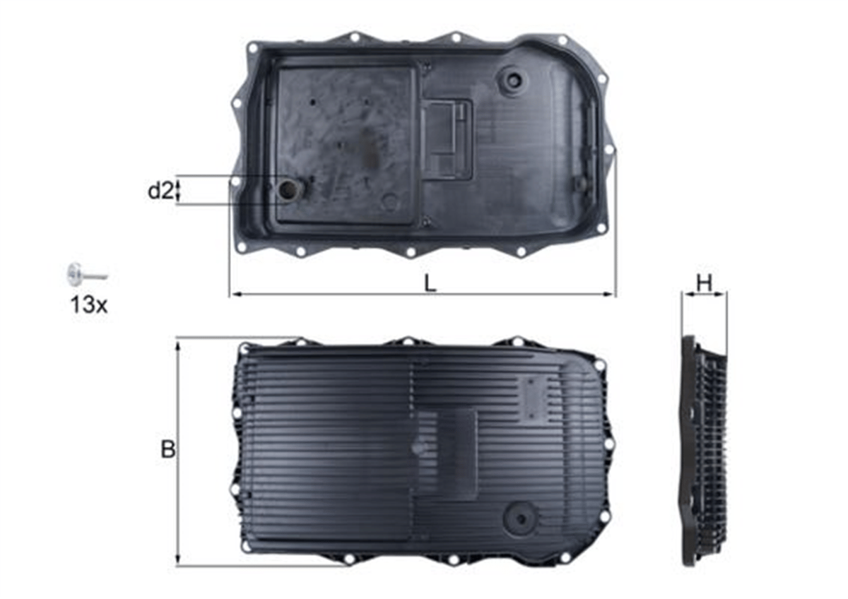 MAHLE HX184KIT - Sanzuman Yag Karteri - Bmw F20-f21-f22-f23-f30-f31-f34-f35-f32-f33-f36-f06-f07-f10-f11-f18-g20-g21-g28-g30-g31-g32-g38-f12-f13-f01-f02-x1 84-x3 F25-x4 F26-x5 E70 Lci-x6 X71-x6 G06