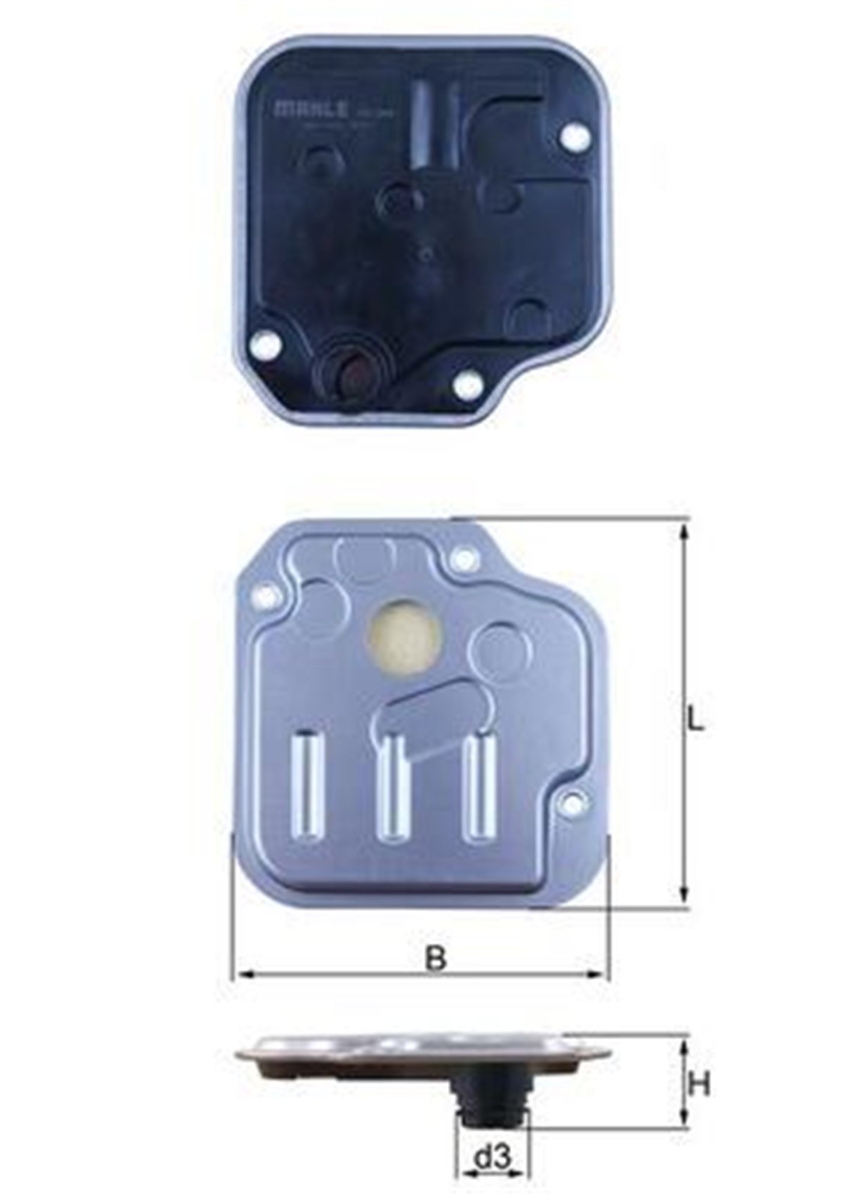 MAHLE HX244 - Yag Filtresi - Kore Accent Blue Elentra Eccent Era I20 I30 Ceed Cerato Picanto Rio Soul Stonic Venga