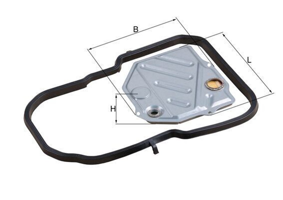 MAHLE HX46D1 - Sanzuman Yag Filtresi - Mercedes 124-201-126-140