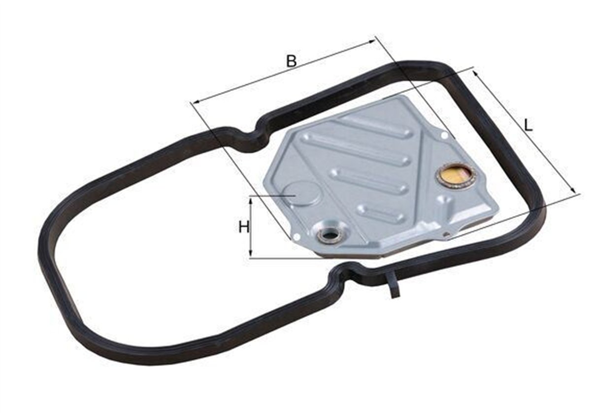 MAHLE HX46D2 - Sanzuman Yag Filtresi - Mercedes 124-201-126-140