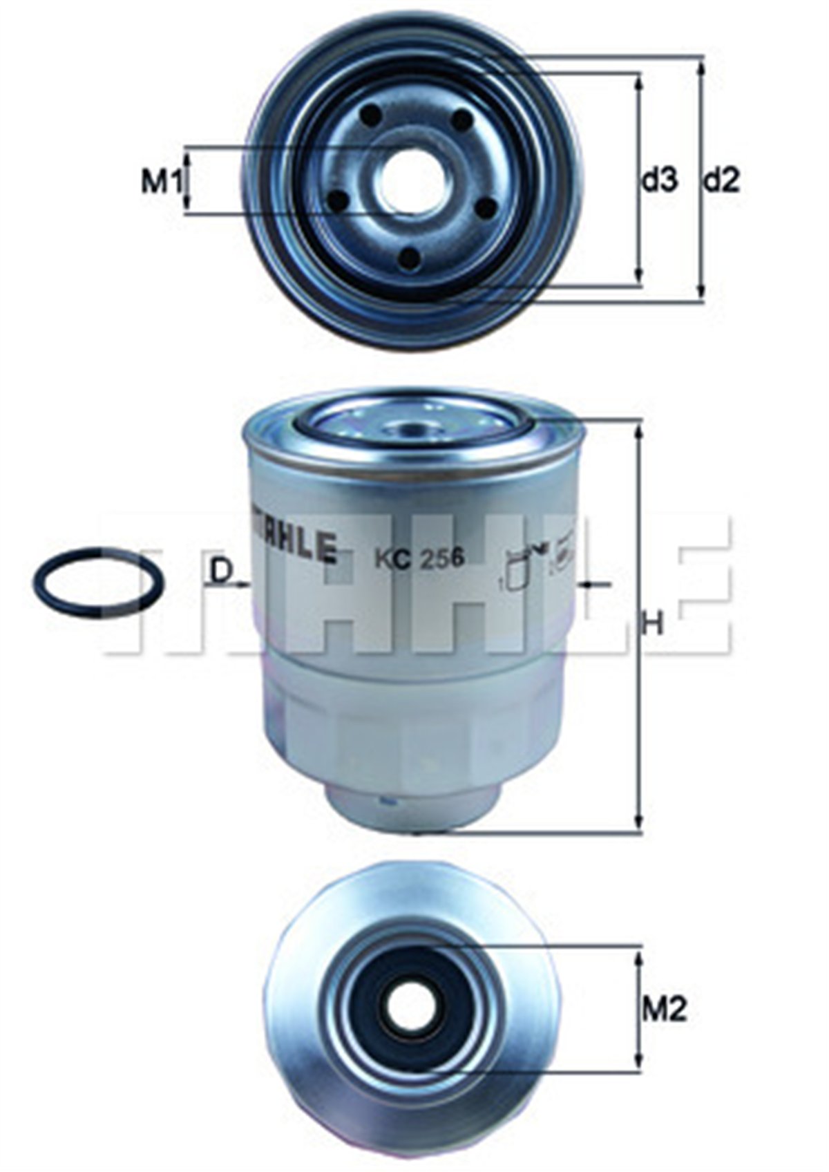 MAHLE KC256D - Yakit Filtresi - Japon Crv (rd, Re)