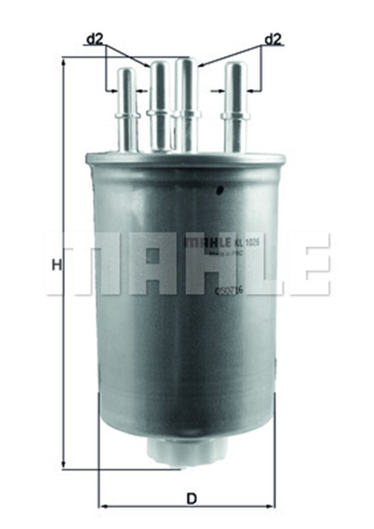 MAHLE KL1026 - Yakit Filtresi - Volvo Jaguar Xf-xj