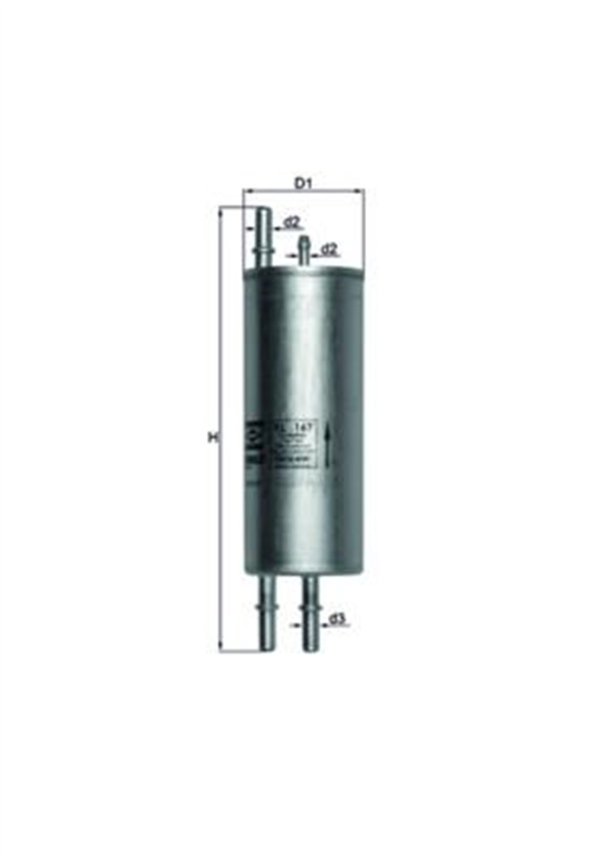 MAHLE KL167 - Yakit Filtresi - Bmw X5 E53 Land Rover Range Rover