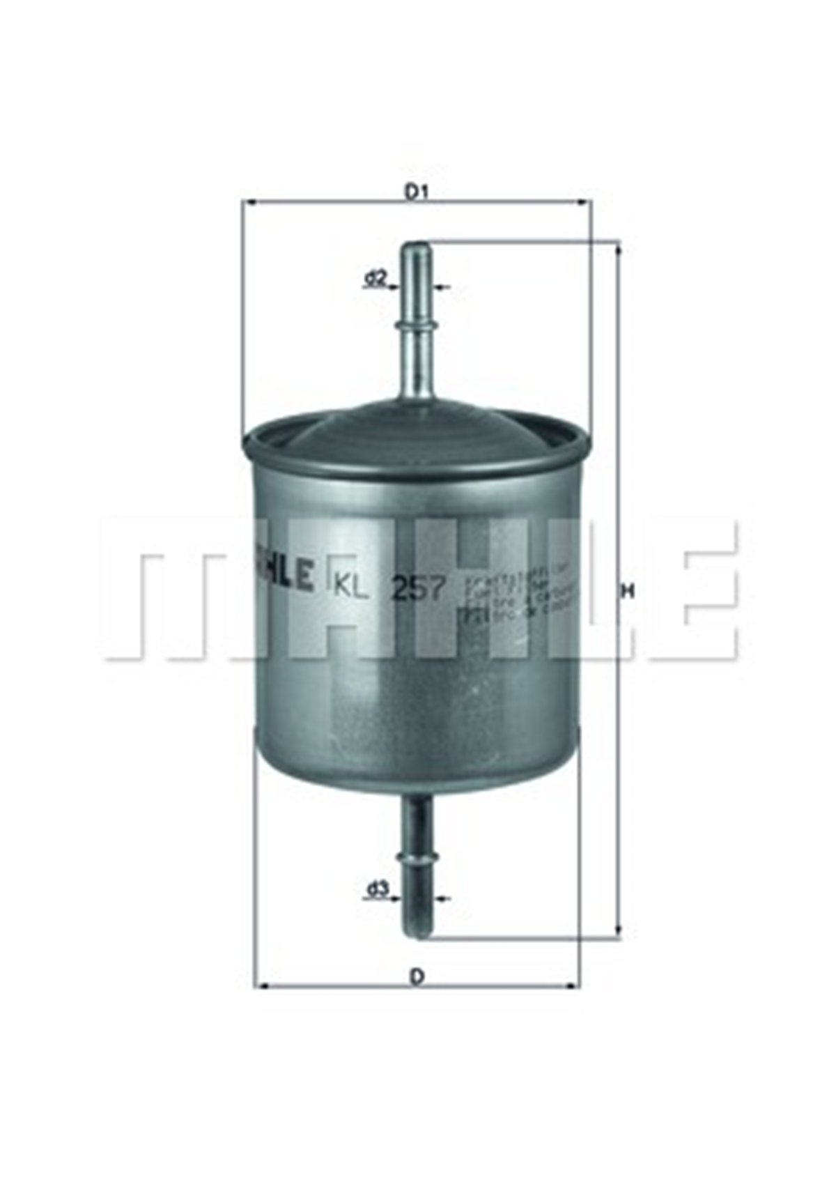 MAHLE KL257 - Yakit Filtresi - Volvo Volvo S60/s80/v70/xc60/xc90