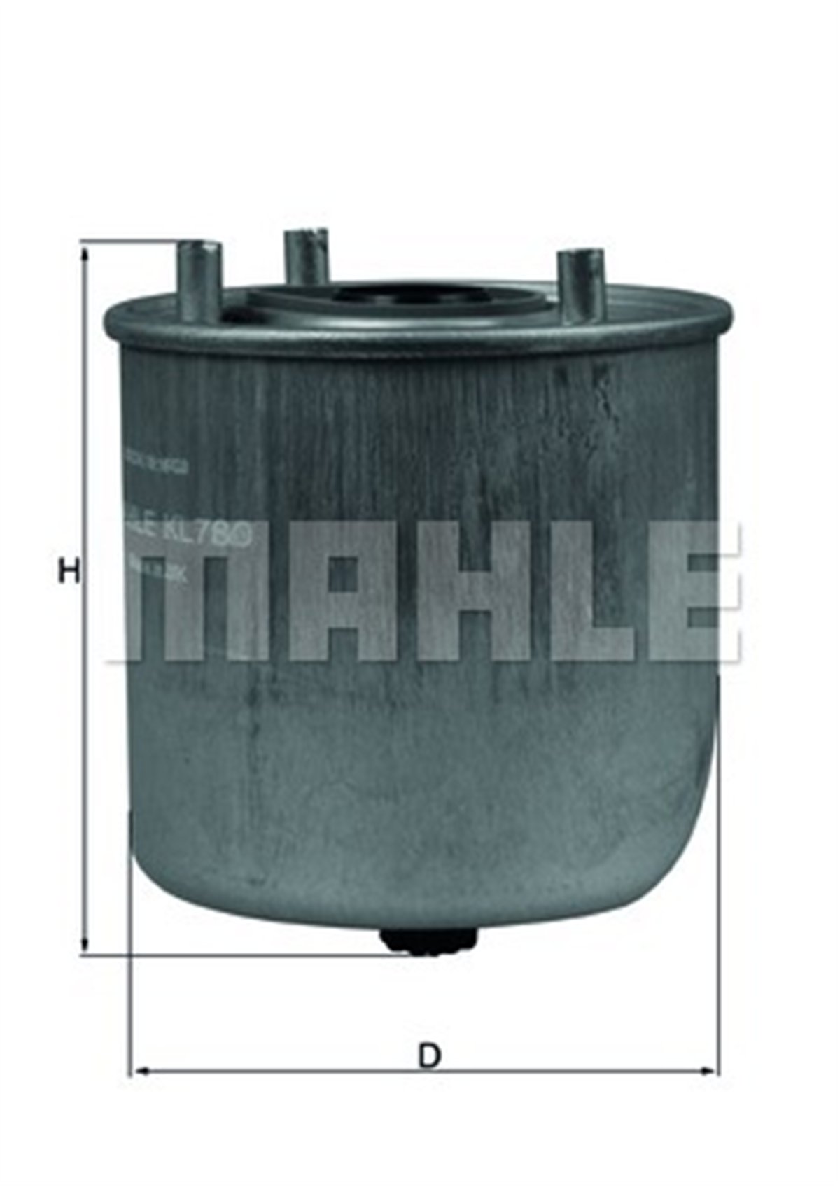 MAHLE KL780 - Yakit Filtresi - Ford Focus Courier Fiesta Mondeo Mazda Ii S40 S60