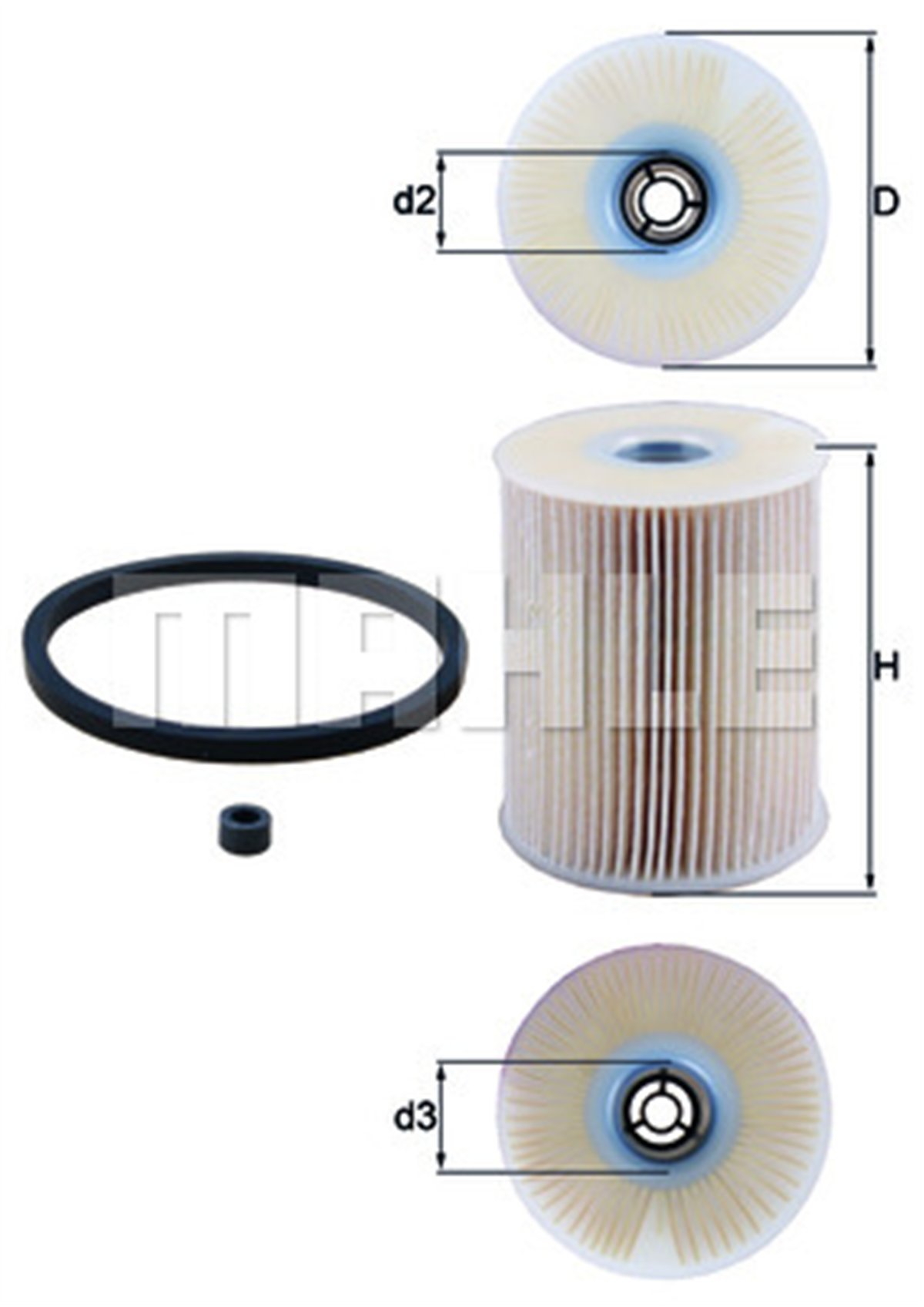 MAHLE KX231D - Yakit Filtresi - Opel Corsa C Combo C Astra G Astra H Vectra B Vectra C Omega B Zafira A Zafira B Meriva A
