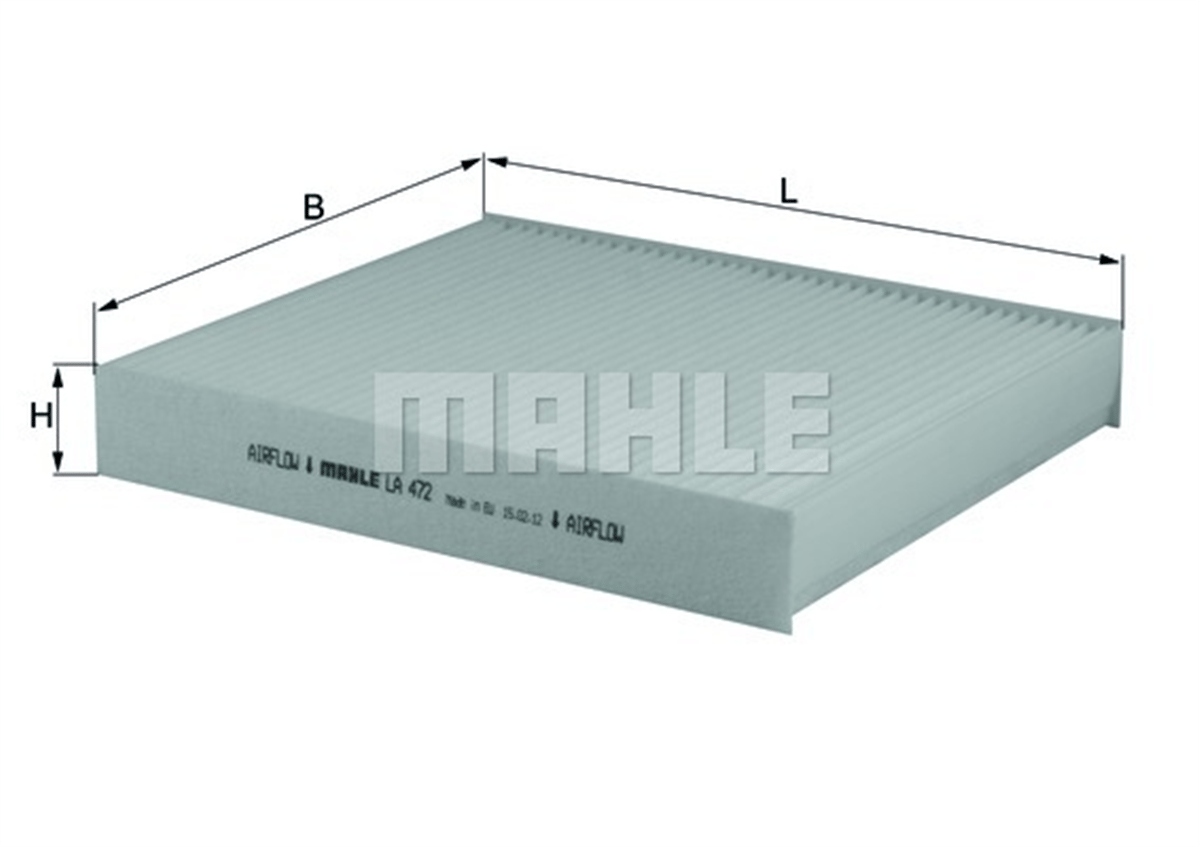 MAHLE LA472 - Filtre - Opel Opel