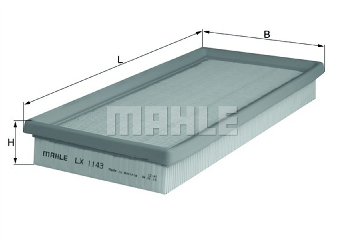 MAHLE LX1143 - Hava Filtresi - Fiat Egea/doblo/idea/ G.punto Ii/stilo/bravo