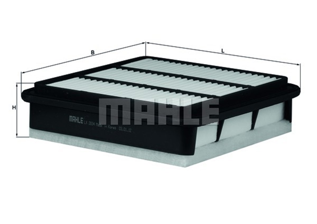 MAHLE LX2834 - Hava Filtresi - Japon L200 (ka, Kb)
