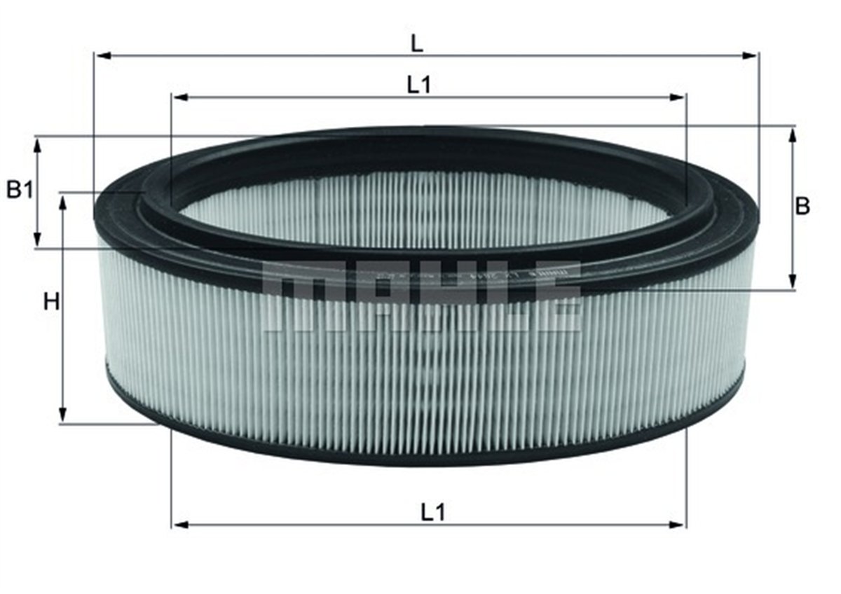 MAHLE LX2844 - Hava Filtresi - Renault Clio-ii-kango-logan-i-sandero-i-thalia
