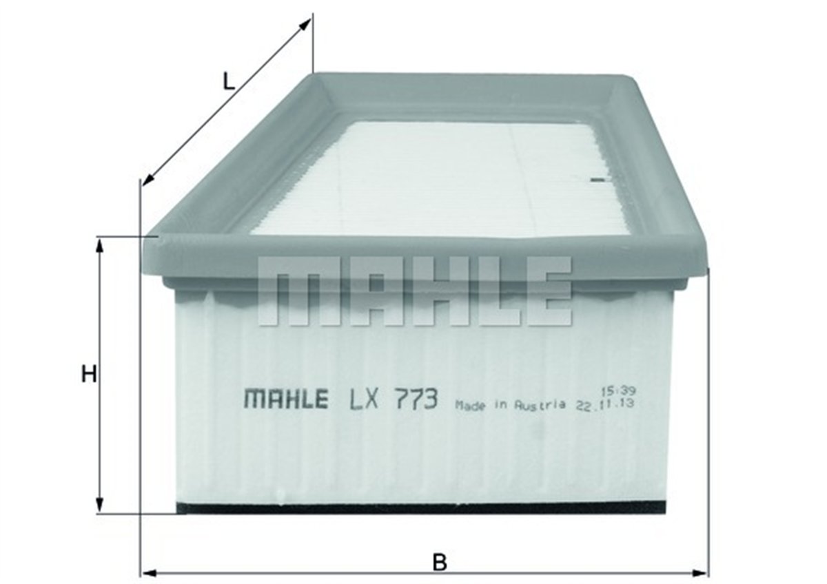 MAHLE LX773 - Hava Filtresi - Renault Clio-ii/megan-i/scenic/laguna