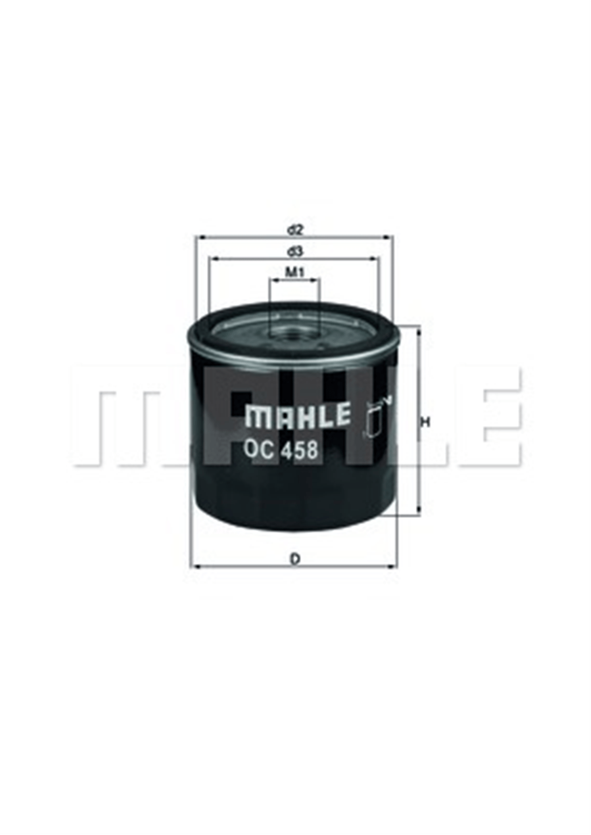 MAHLE OC458 - Yag Filtresi - Fiat Doblo/brava/bravo/punto/alfa 147-156