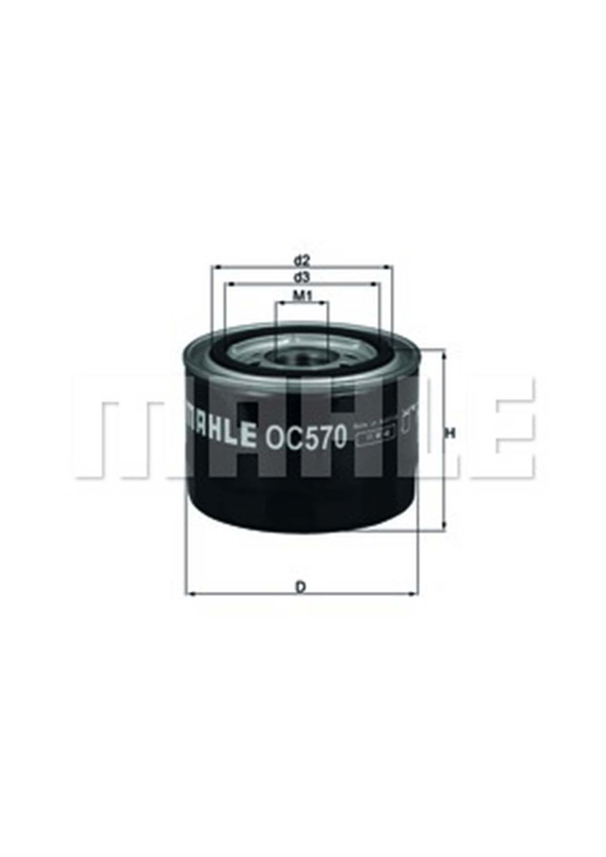 MAHLE OC570 - Yag Filtresi - Fiat Ducato Iii-daily Iv-jest