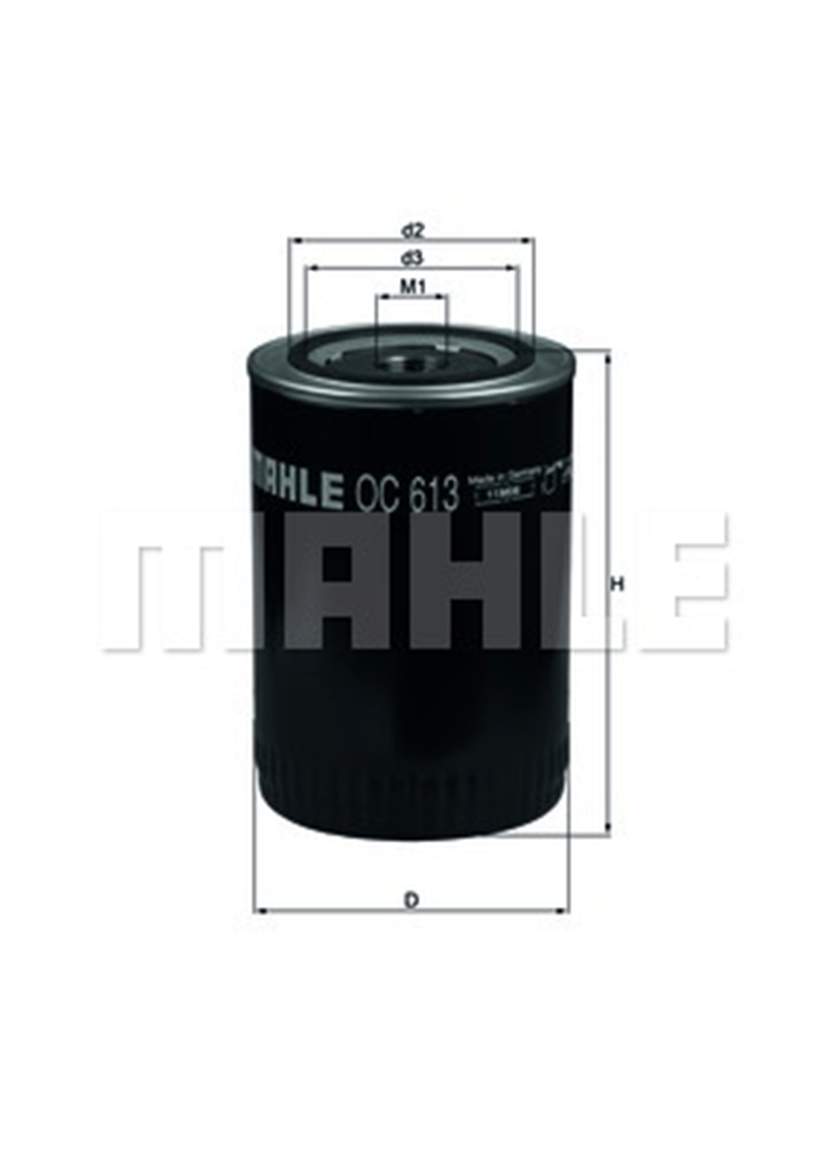 MAHLE OC613 - Yag Filtresi - Fiat Ducato Iii/boxer Iii/jumper Iii/daily Iv