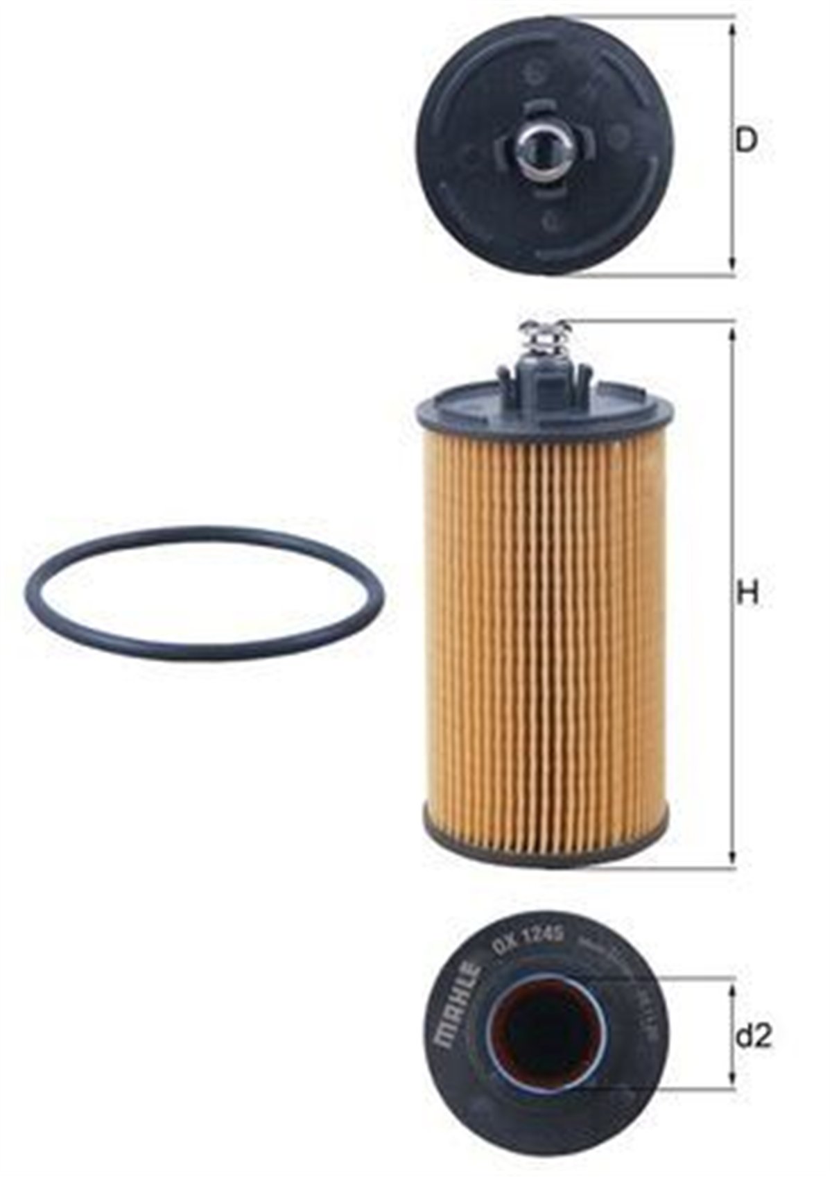 MAHLE OX1245D - Yag Sogutucusu - Opel 