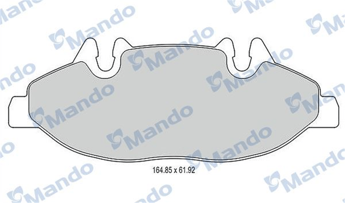 MANDO MBF015208 - Fren Balatasi Ön - Mercedes W639