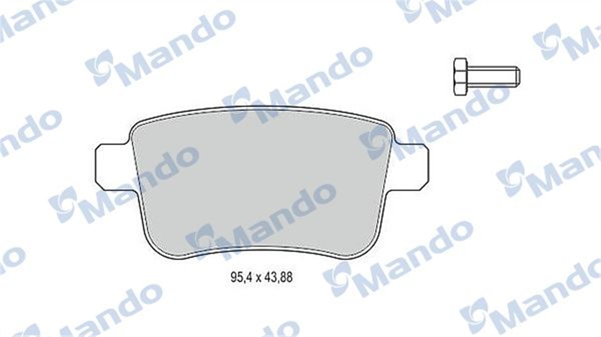 MANDO MBF015241 - Fren Balatasi Arka - Renault Kangoo Iii/mercedes-benz/jitan