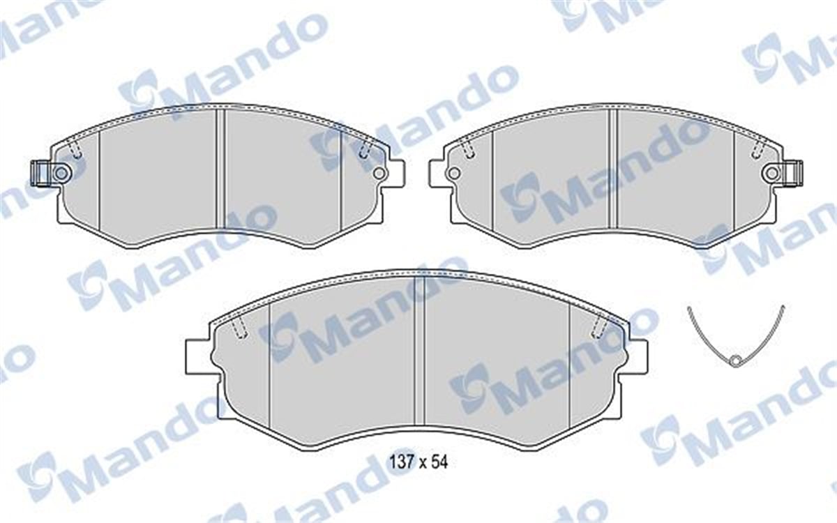 MANDO MBF015550 - Fren Balatasi Ön - Kore Elantra/matrix