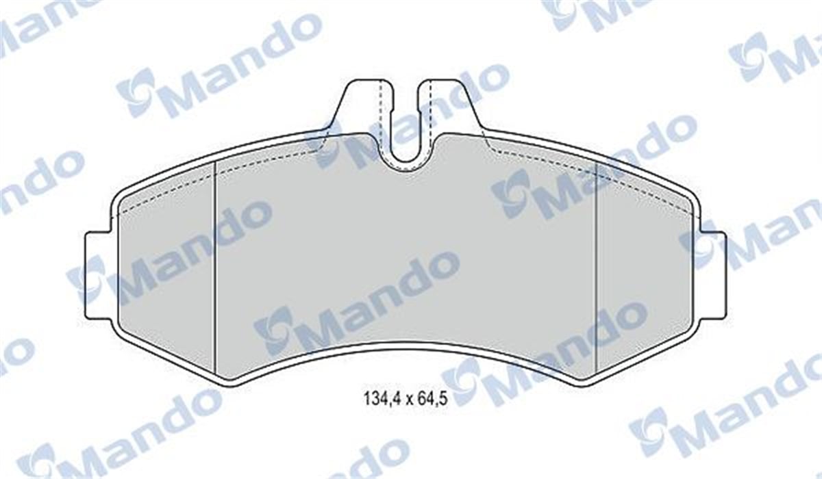 MANDO MBF015660 - Fren Balatasi Ön - Mercedes W638