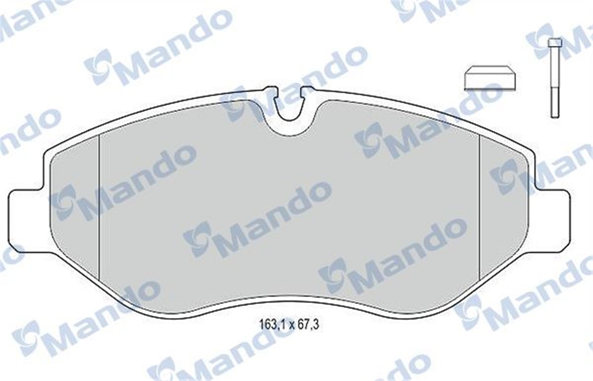 MANDO MBF015671 - Fren Balatasi Ön - Mercedes W906-907-910-639-447
