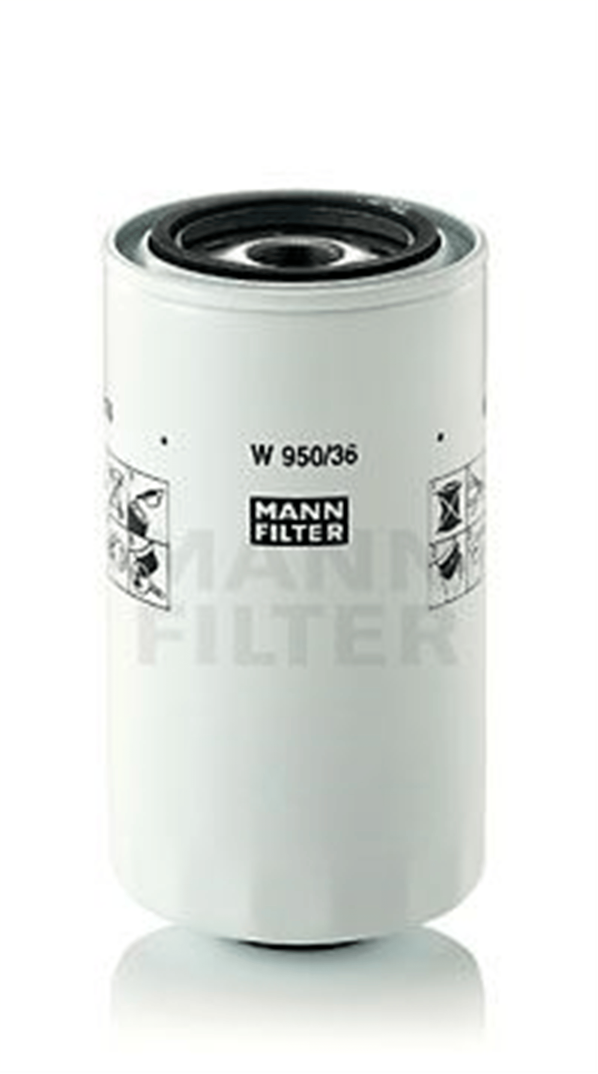 MANN 950 - Yag Filtresi - Av Daf 65 Cf, F 1800, F 2100, F 2200, F 2300, F 2500, F 2700, F2000