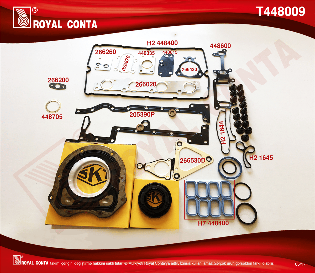 ROYAL T448009 - Takim Conta - Ford Transit V-184