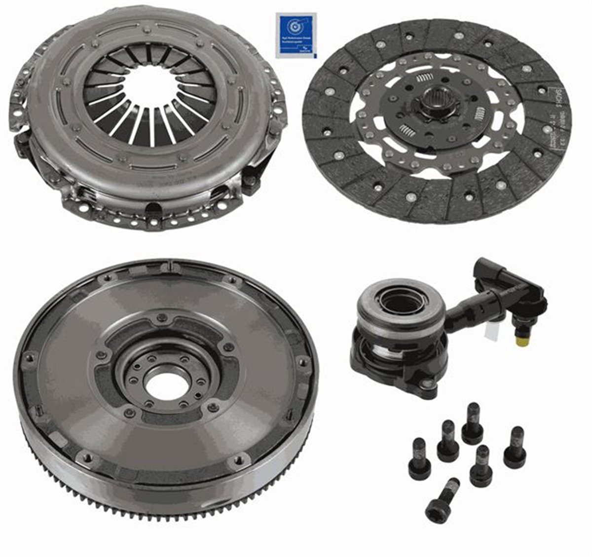 SACHS 117 - Volanli Debriyaj Seti - Ford Focus/fiesta/mondeo/volvo/mazda