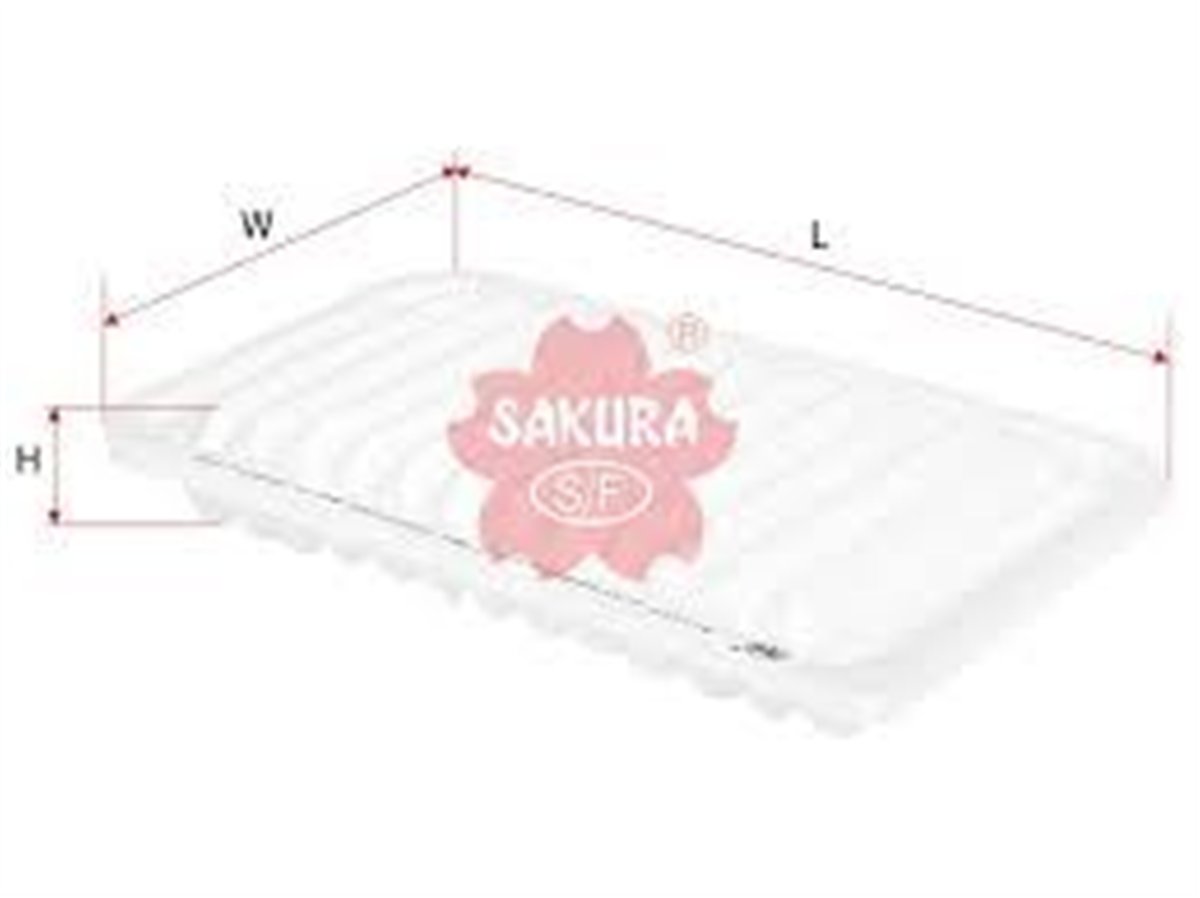 SAKURA A-1219 - Hava Filtresi - Japon Terios (j1)