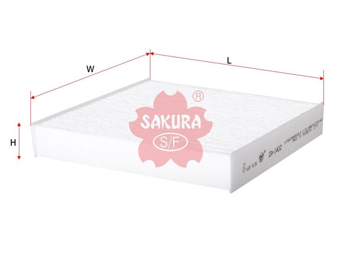 SAKURA CA-1402 - Polen Filtresi - Japon Swift (mz, Ez, Nz) : Sx4 (ey) 1.6/1.6 Ddis 10-13 : Terios (j2) 1.3/1.5 06-