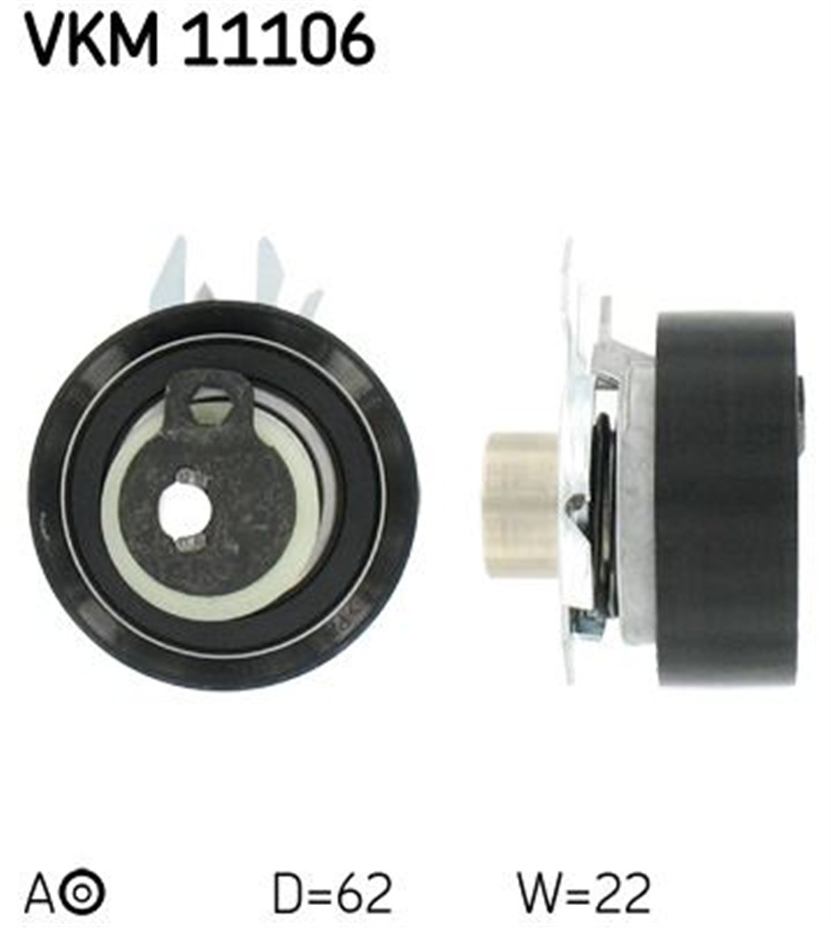 SKF 11106 - Eksantrik Gergi Rulmani - Vw Polo-cordoba-fabia