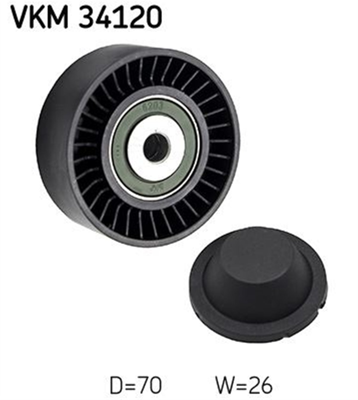 SKF 34120 - V Kayis Gergi Rulmani - Ford Mondeo