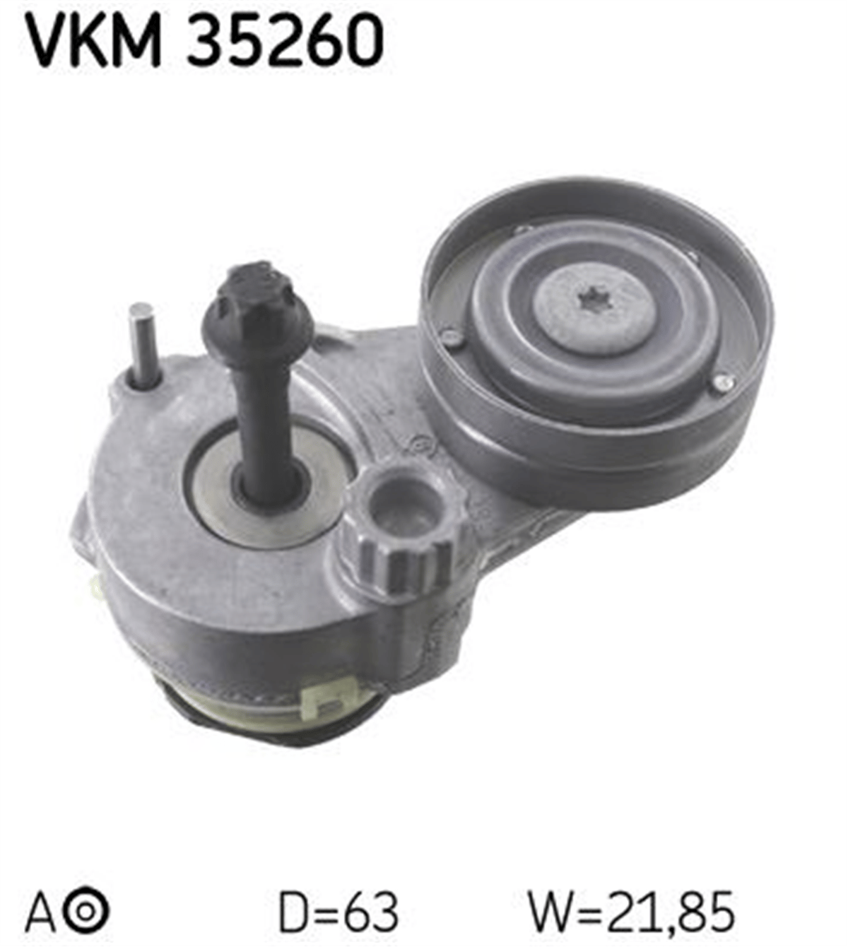 SKF 35260 - V Kayis Gergi Rulmani - Opel Astra G-h-j Insignia Vectra C Mokka Zafira B Cruze Aveo Trax