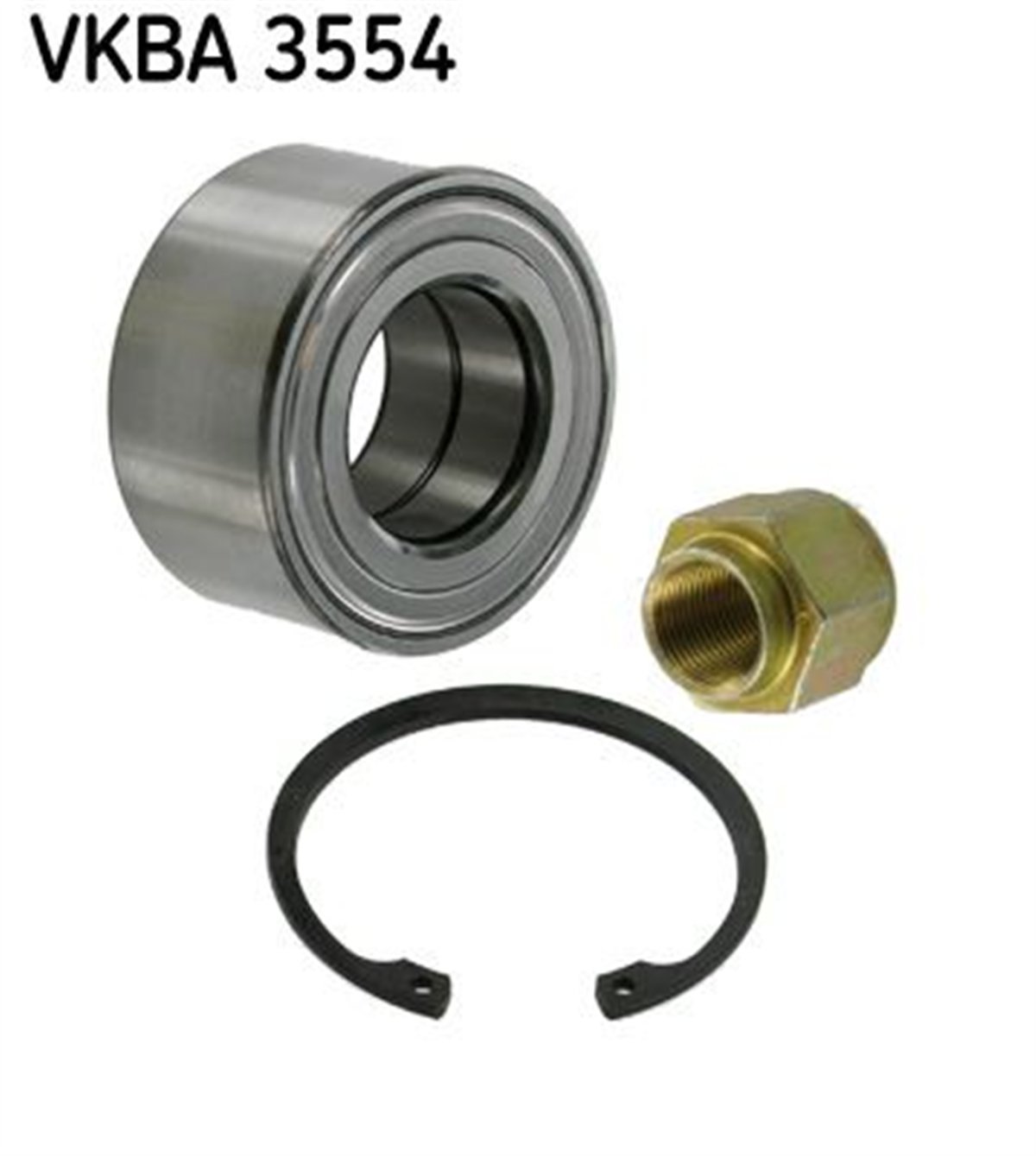 SKF 3554 - Teker Rulmani Ön - Psa 106/206/306/c2/c3/saxo/xsara