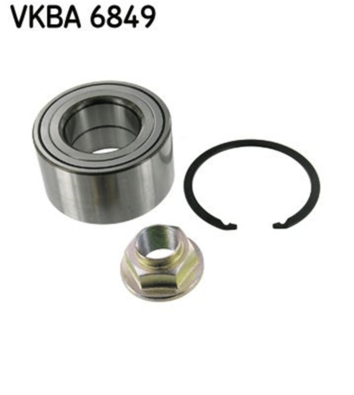 SKF 6849 - Teker Rulmani Ön - Japon Verso (r1)