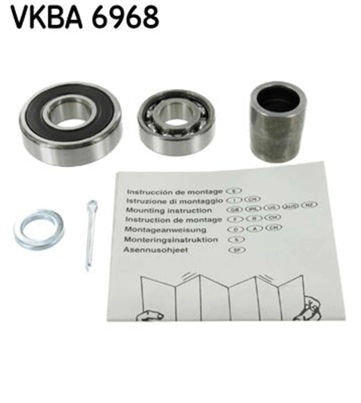 SKF 6968 - Porya Arka - Opel Captiva A Captiva B Antara