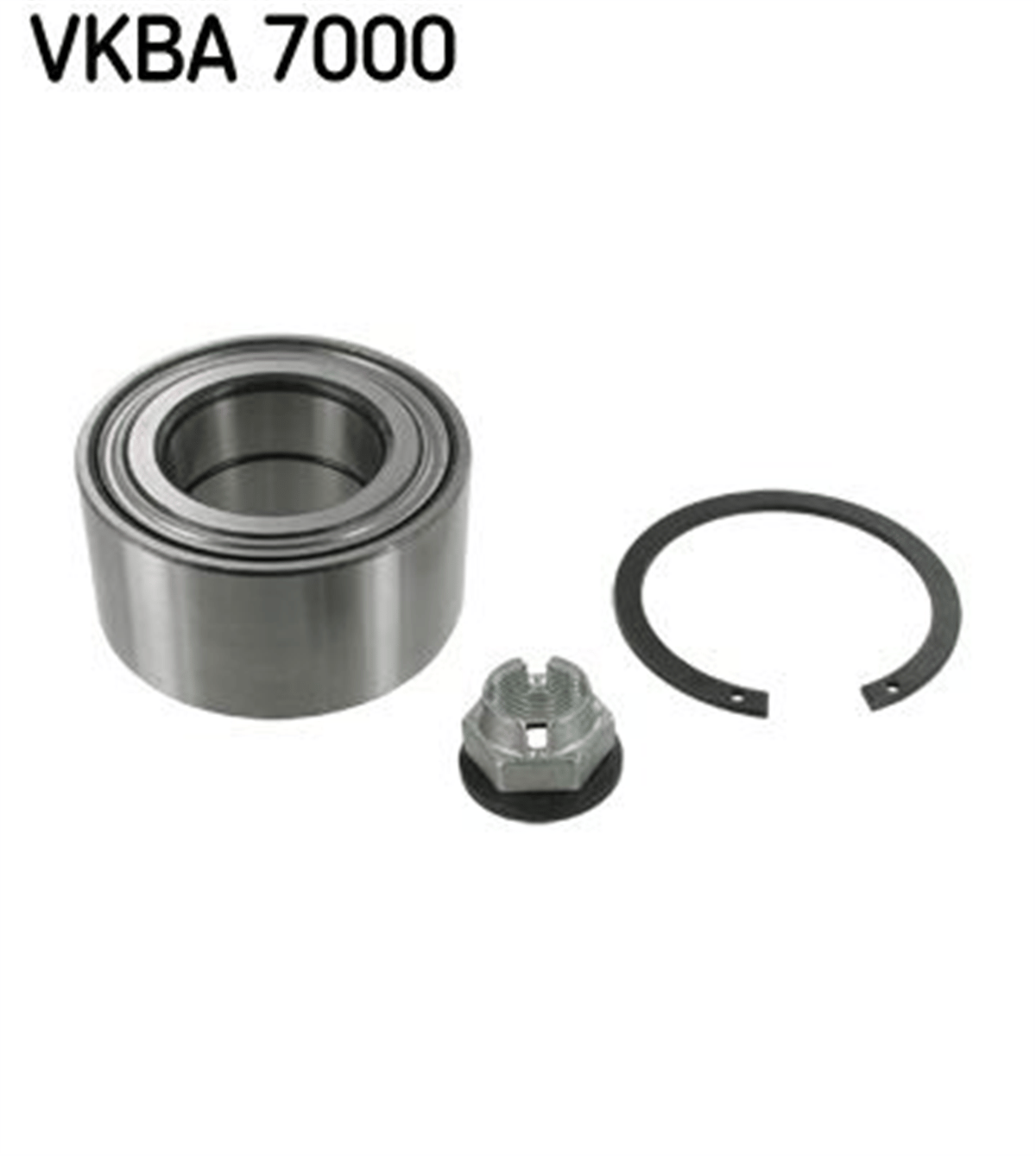 SKF 7000 - Porya Rulmani Arka - Renault Duster