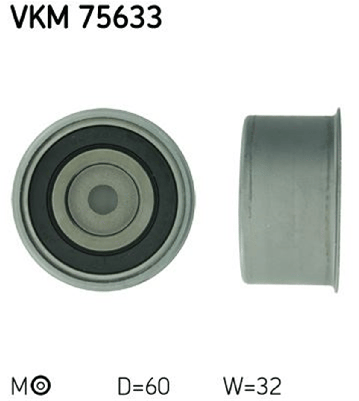 SKF 75633 - Eksantrik Gergi Rulmani - Kore Sonata/santafe/trajet/starex/sorento