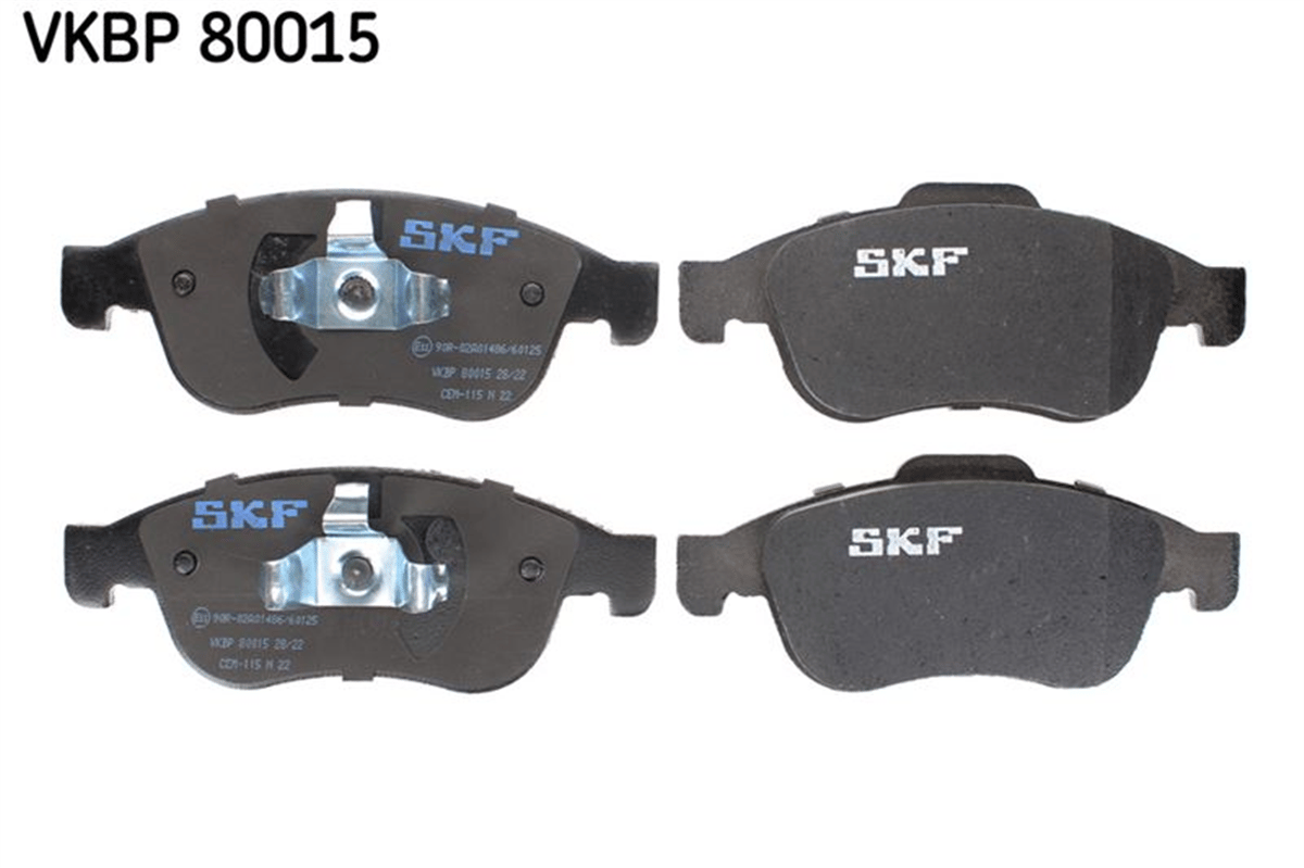 SKF 80015 - Fren Balatasi Ön - Renault Megane Iii Scenic Iii Fluence Duster Lodgy Captur I