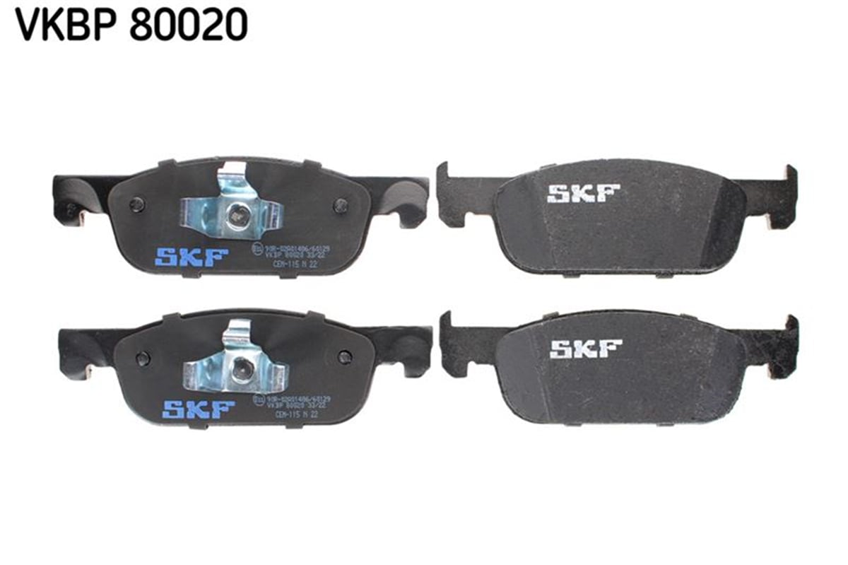 SKF 80020 - Fren Balatasi Ön - Renault Clio Iv Symbol Iii Sandero Ii Ogan Mcv Ii Logan Ii