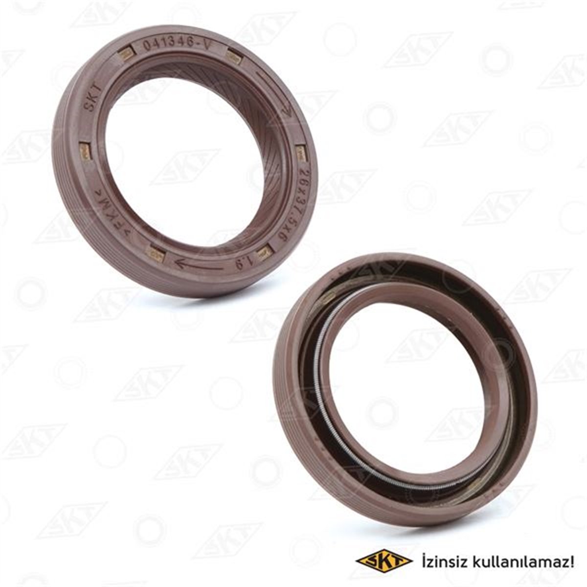 SKT 041346-V - Krank Keçesi Ön - Kore Ceed / Cerato / Rio / Soul / Sportage / Venga / Accent Blue / Elantra / Kona / T
