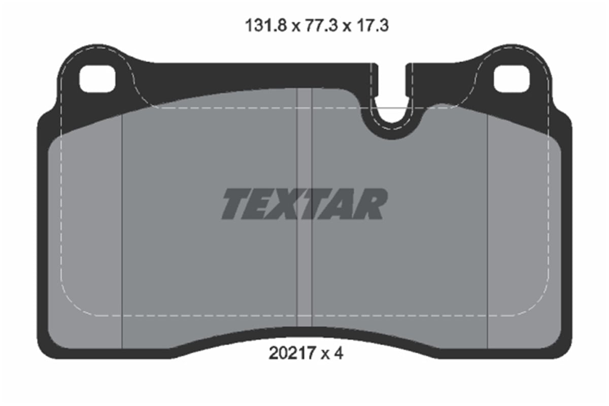 TEXTAR 2021701 - Fren Balatasi Ön - Bmw Land Rover: Range Rover Iii - Sport
