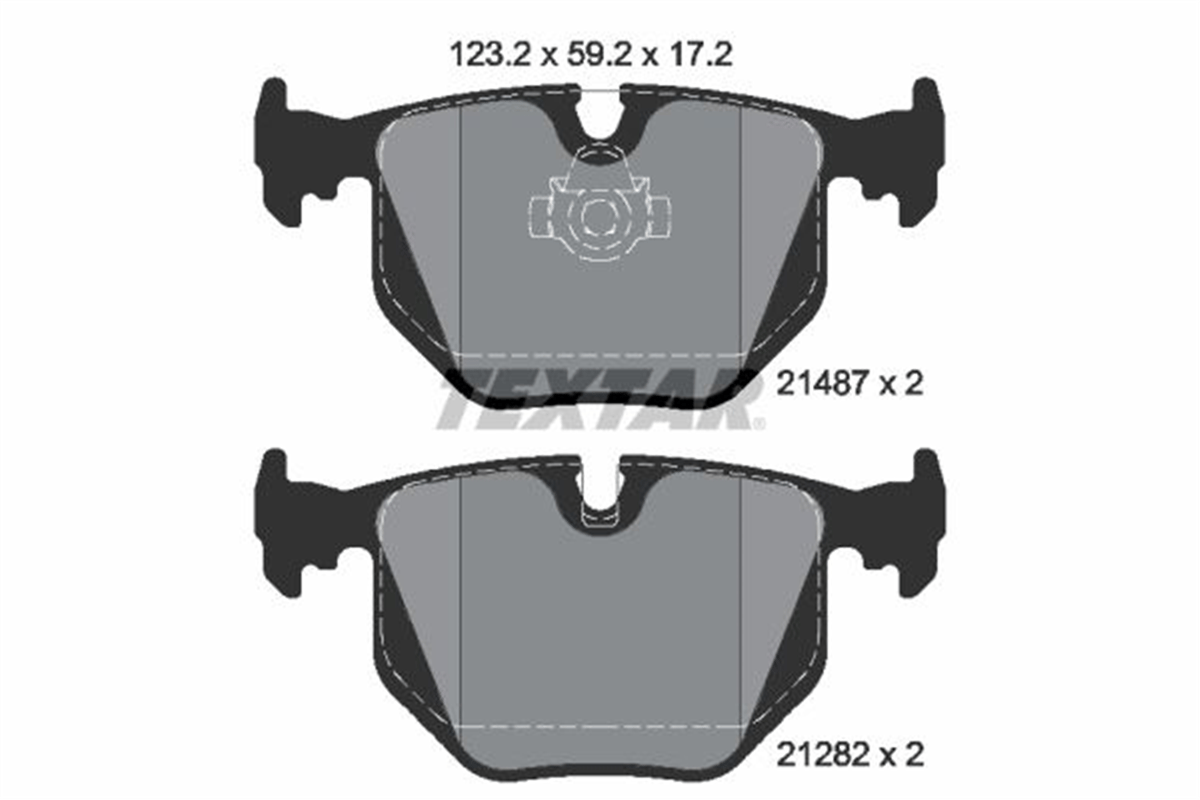 TEXTAR 2148701 - Fren Balatasi Arka - Bmw Land Rover Range Rover Iii -e38-x5 E53