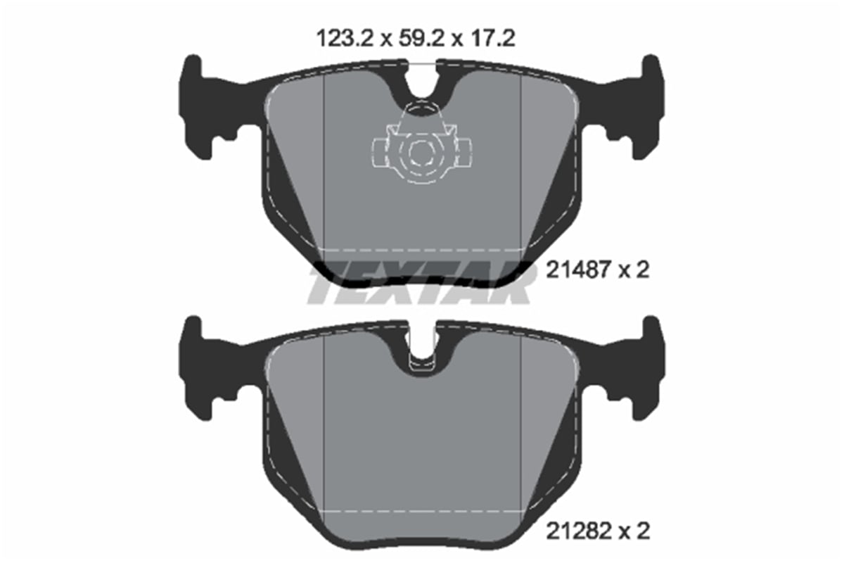 TEXTAR 2148703 - Fren Balatasi Arka - Bmw Land Rover Range Rover Iii -e38-x5 E53