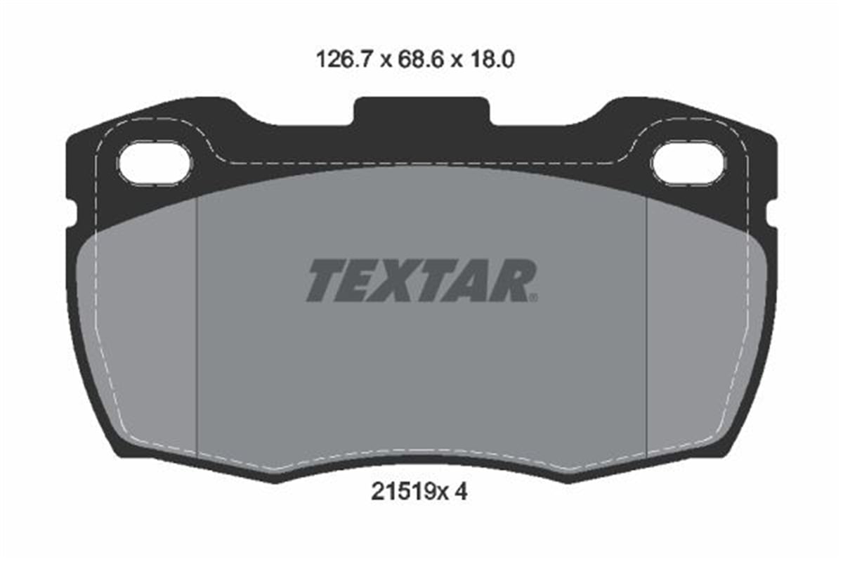TEXTAR 2151901 - Fren Balatasi Ön - Bmw Defender 90/110