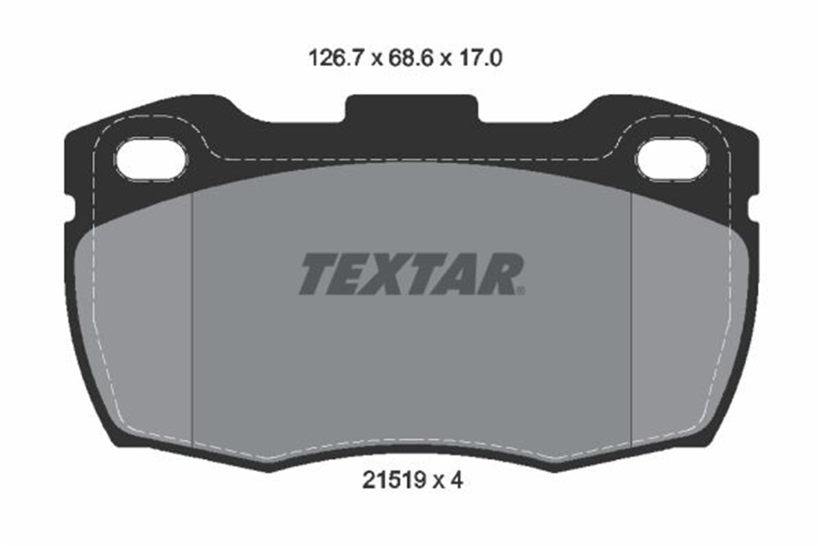 TEXTAR 2151902 - Fren Balatasi Ön - Bmw Defender 90/111