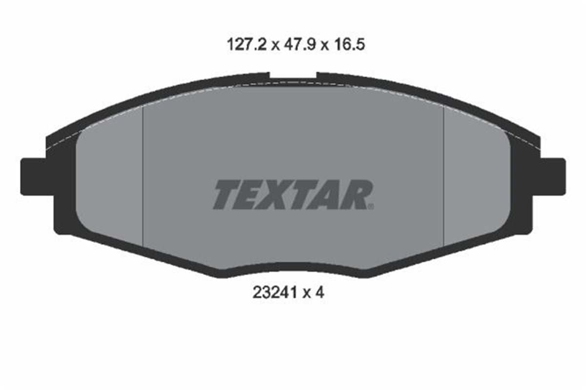 TEXTAR 2324102 - Fren Balatasi Ön - Opel Spark Matiz
