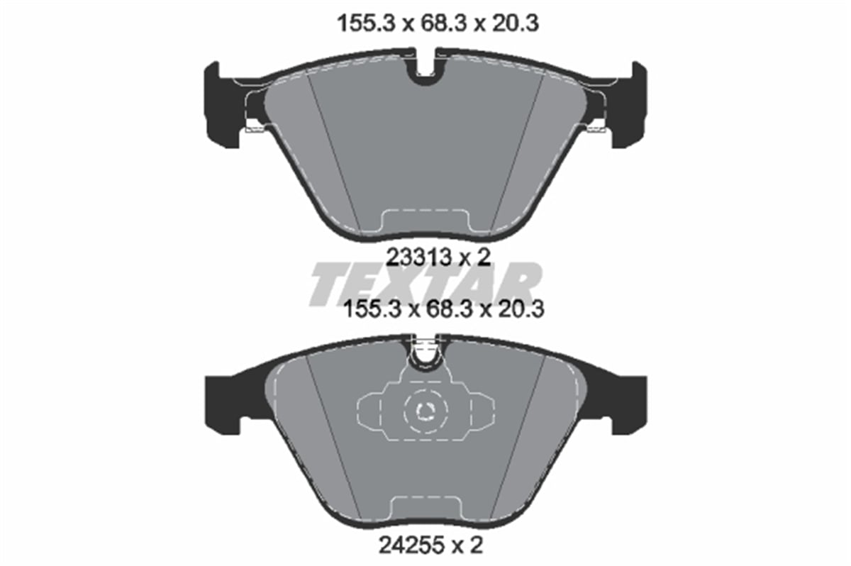 TEXTAR 2331301 - Fren Balatasi Ön - Bmw E90-e91-e92-e93-x1 E84